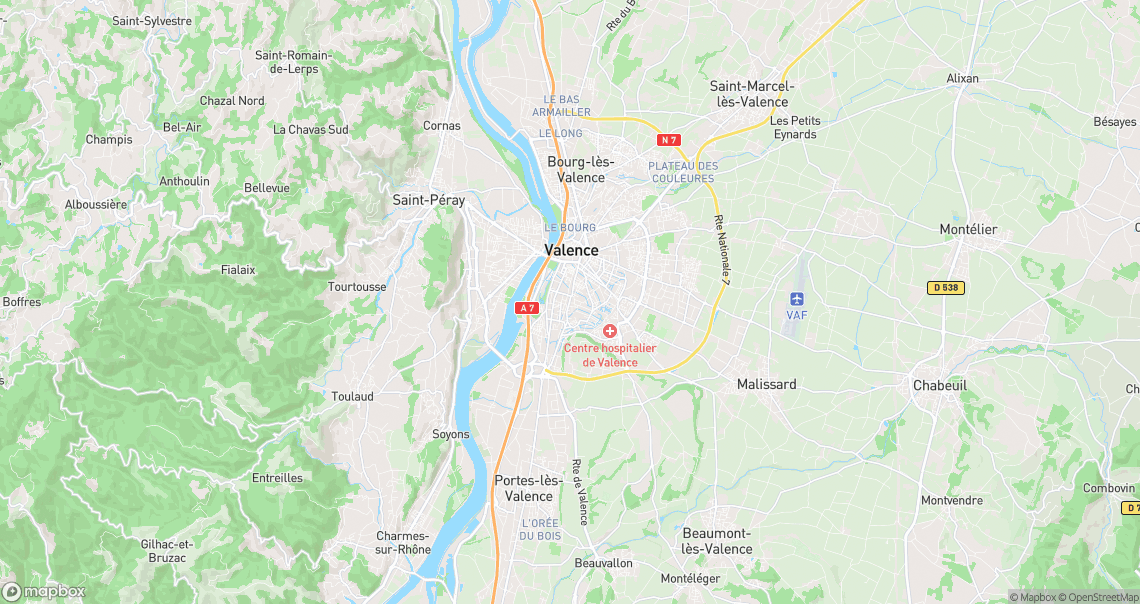 Localisation de la voiture à Valence