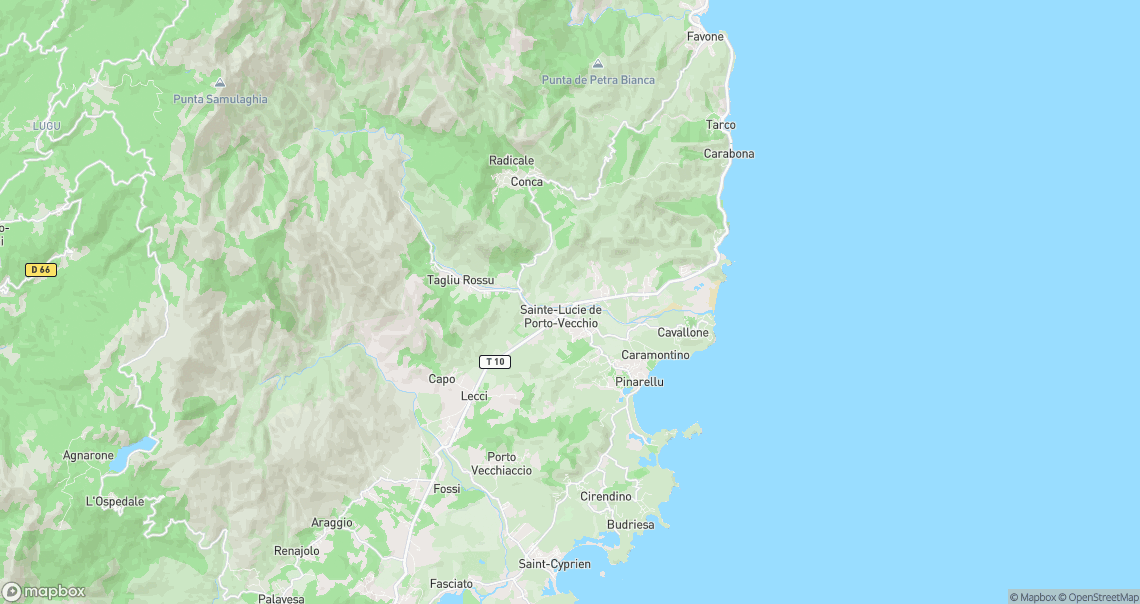 Localisation de la voiture à Conca
