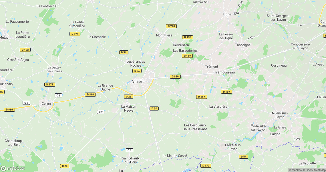 Localisation de la voiture à Lys-Haut-Layon