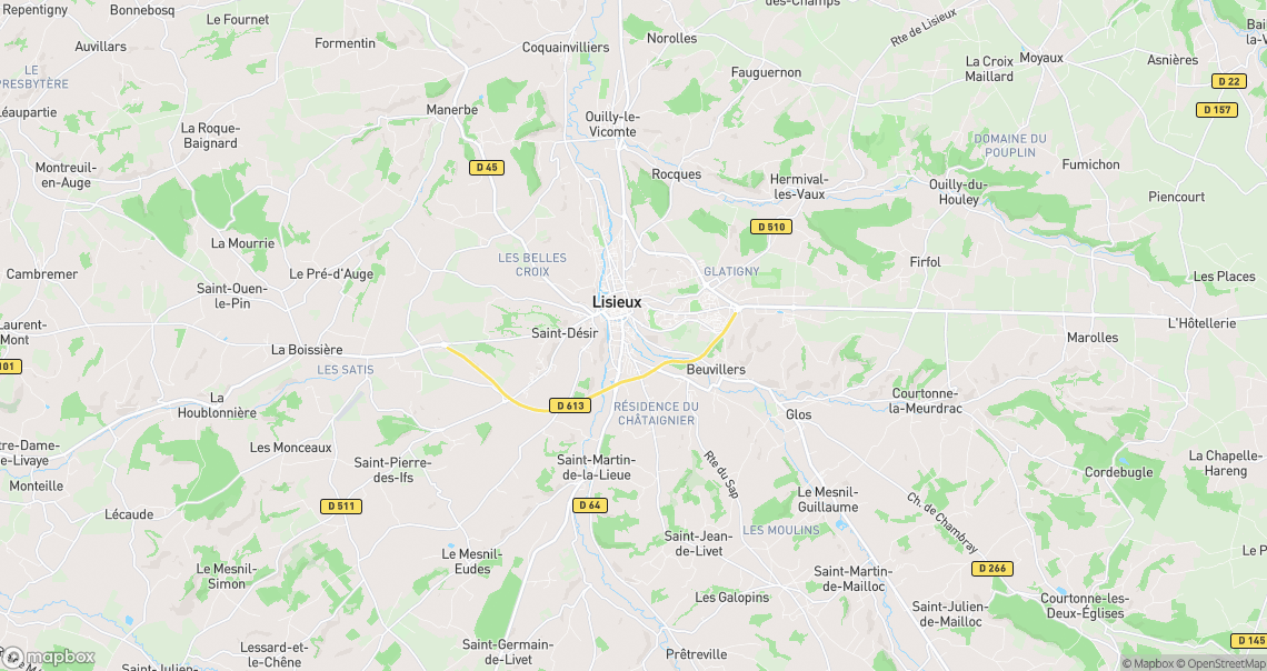 Localisation de la voiture à Lisieux