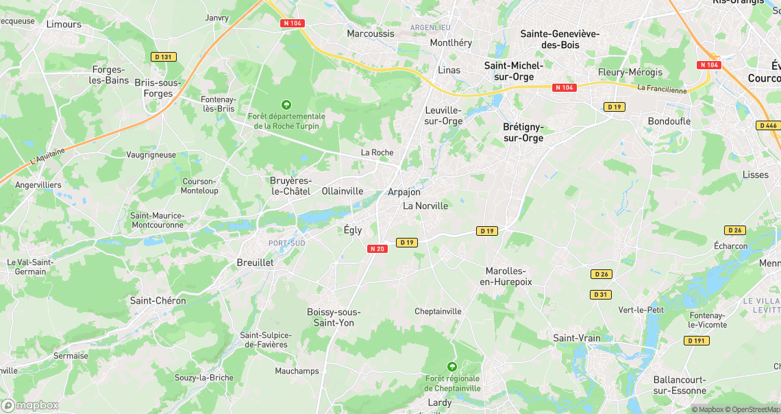 Localisation de la voiture à Arpajon