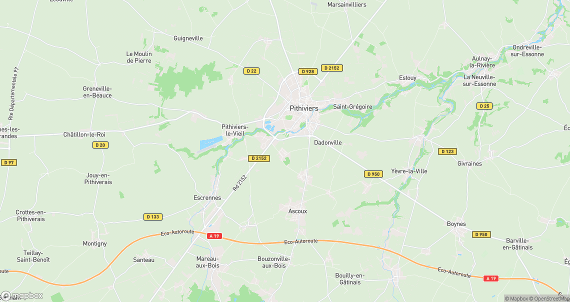 Localisation de la voiture à Dadonville