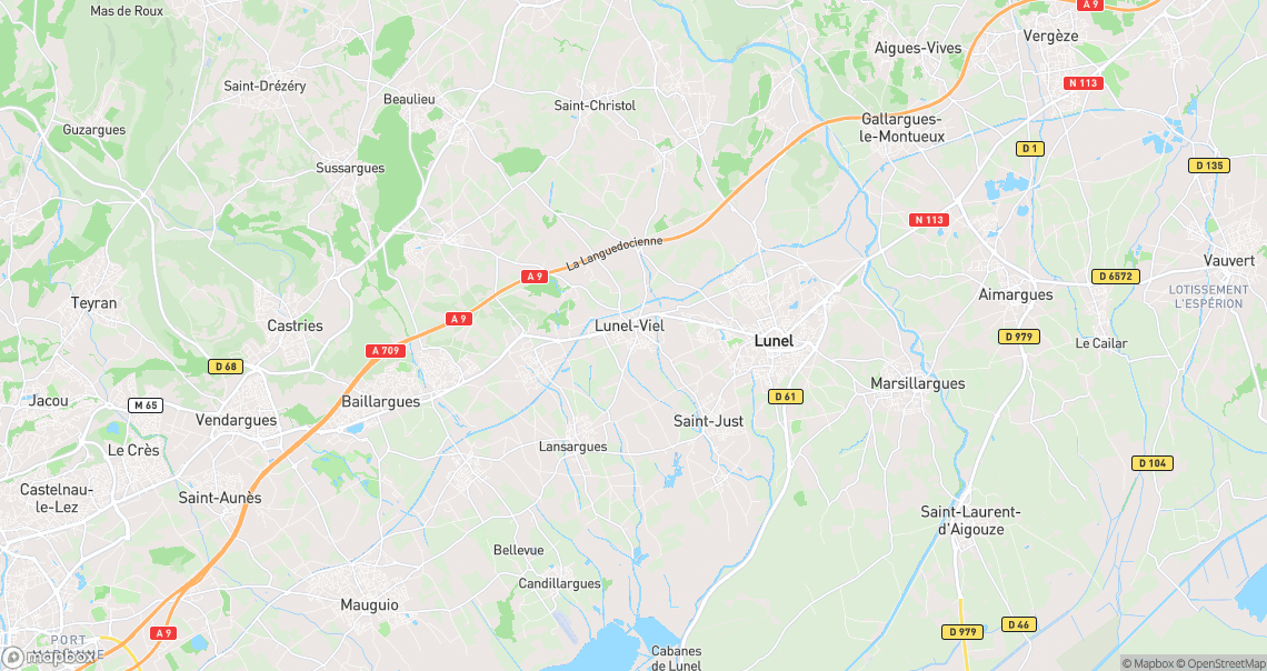 Localisation de la voiture à Lunel-Viel