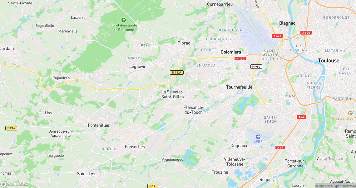 Localisation de la voiture à La Salvetat-Saint-Gilles