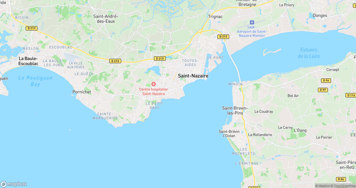 Localisation de la voiture à Saint-Nazaire