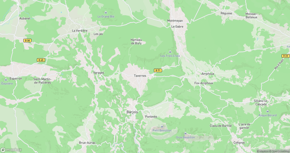 Localisation de la voiture à Tavernes