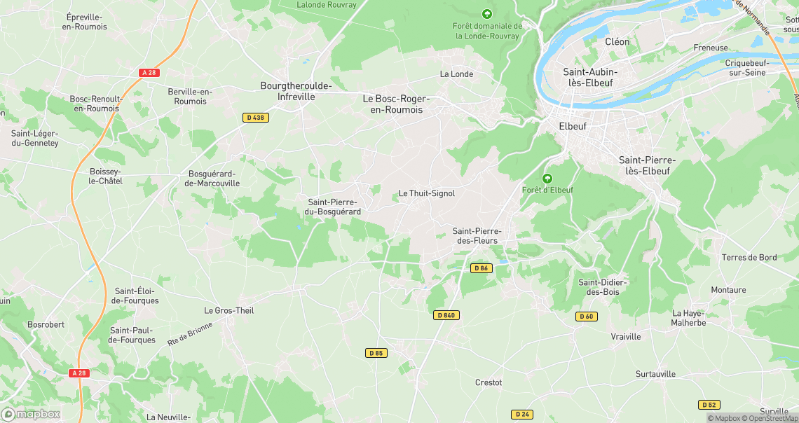 Localisation de la voiture à Le Thuit de l'Oison