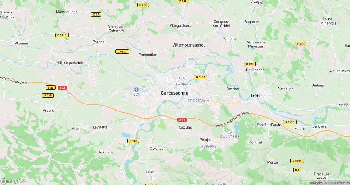 Localisation de la voiture à Carcassonne