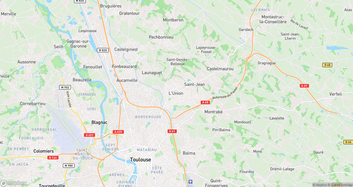 Localisation de la voiture à L'Union