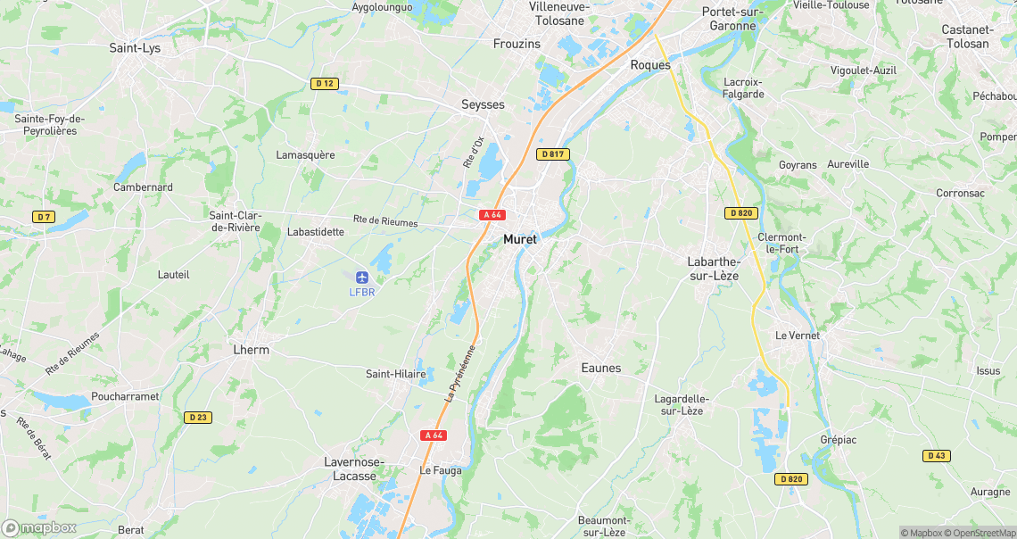 Localisation de la voiture à Muret