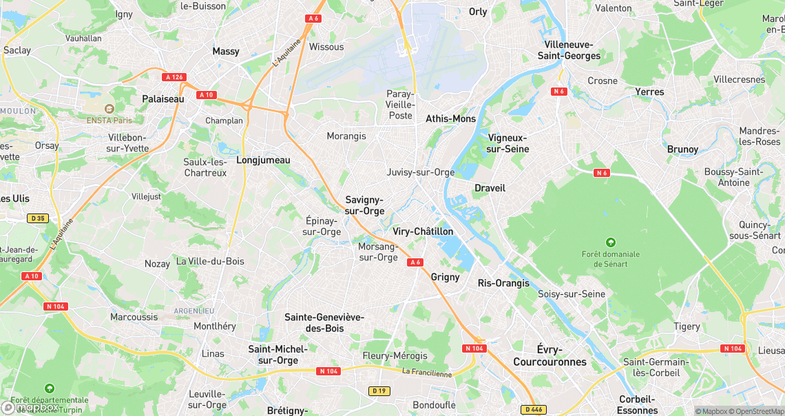 Localisation de la voiture à Savigny-sur-Orge