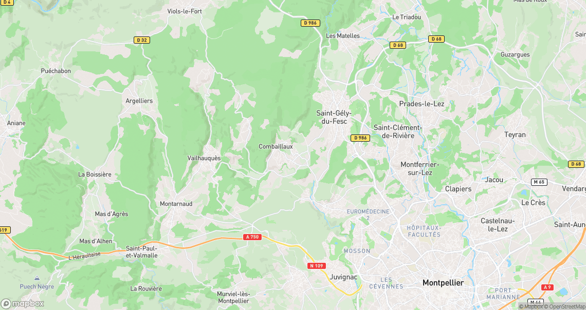 Localisation de la voiture à Combaillaux