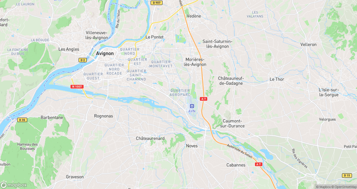 Localisation de la voiture à Avignon