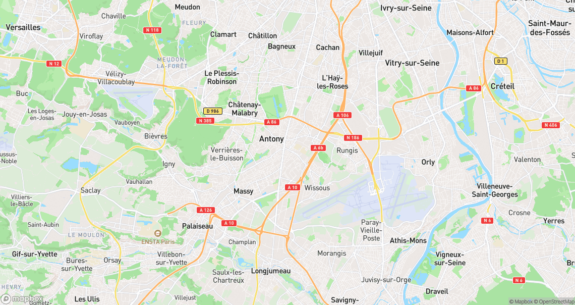 Localisation de la voiture à Antony