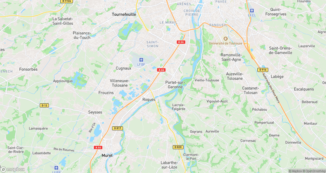 Localisation de la voiture à Portet-sur-Garonne