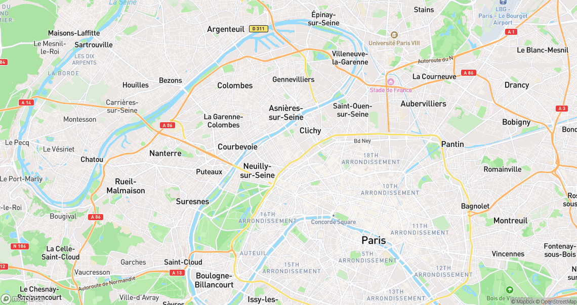 Localisation de la voiture à Levallois-Perret