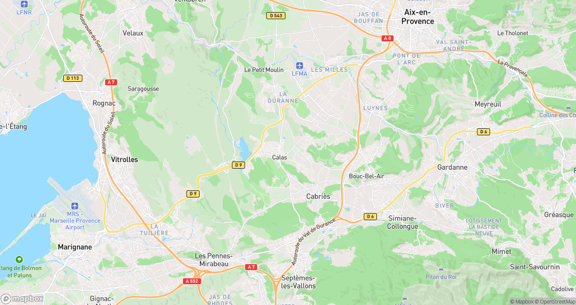 Localisation de la voiture à Cabriès