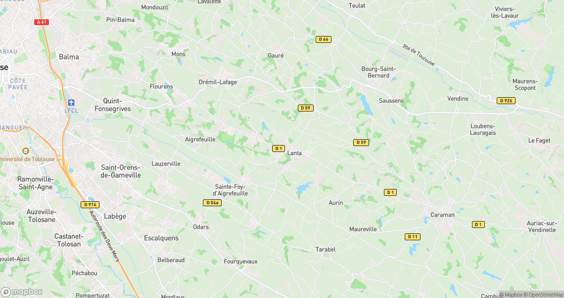Localisation de la voiture à Lanta