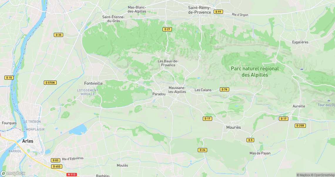 Localisation de la voiture à Paradou