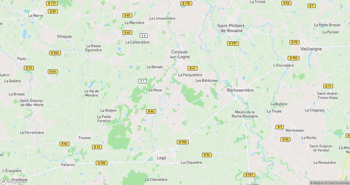 Localisation de la voiture à Legé