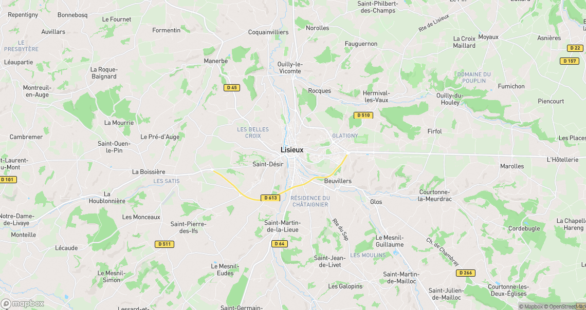 Localisation de la voiture à Lisieux