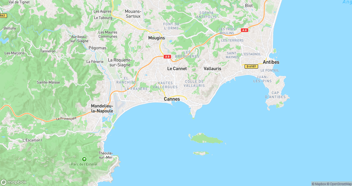 Localisation de la voiture à Cannes
