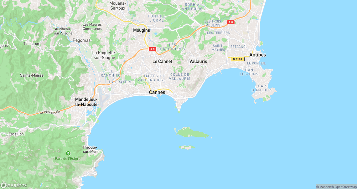 Localisation de la voiture à Cannes