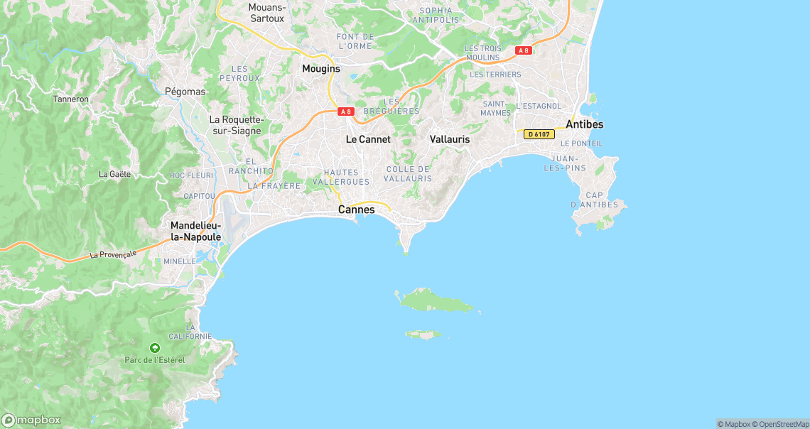 Localisation de la voiture à Cannes