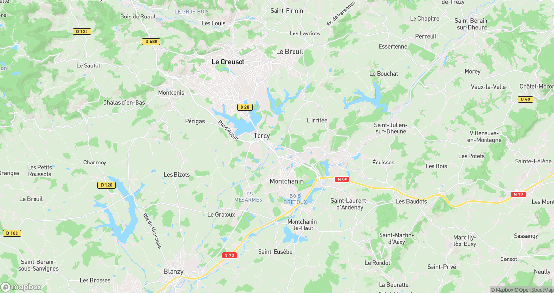 Localisation de la voiture à Torcy