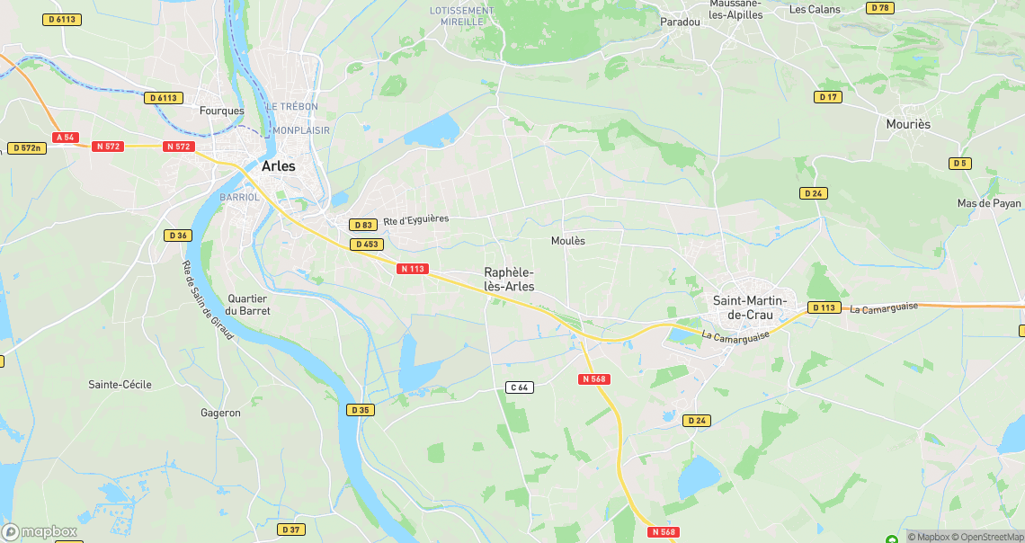 Localisation de la voiture à Arles