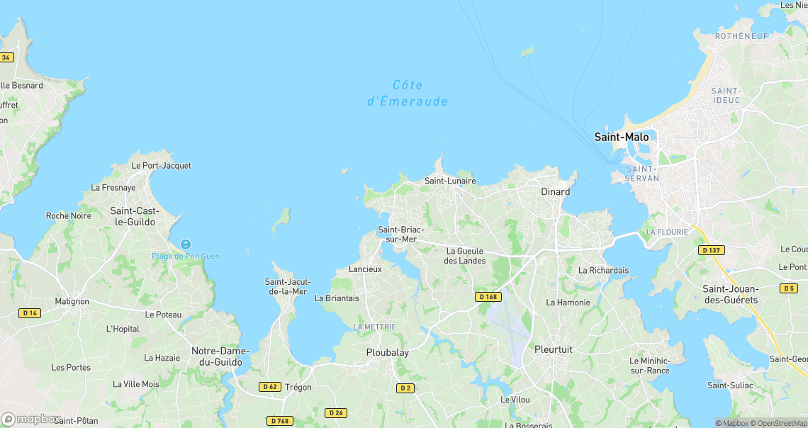 Localisation de la voiture à Saint-Briac-sur-Mer