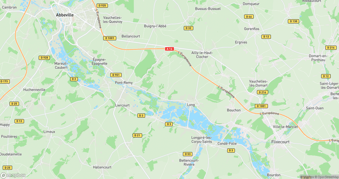 Localisation de la voiture à Cocquerel