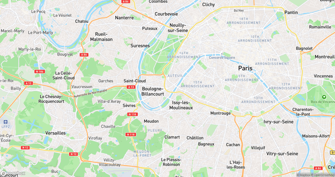 Localisation de la voiture à Paris