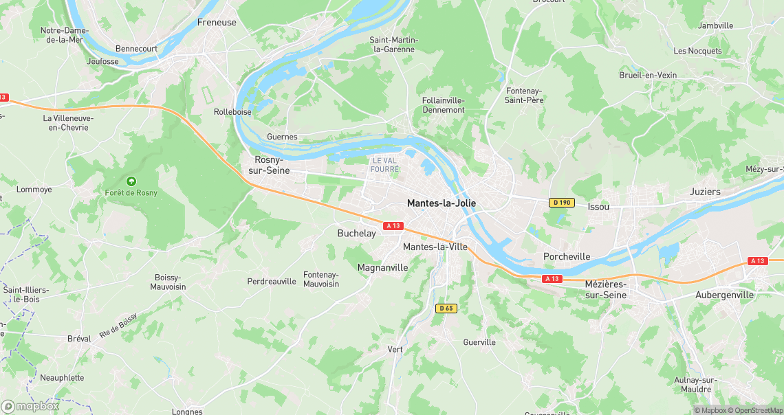Localisation de la voiture à Buchelay
