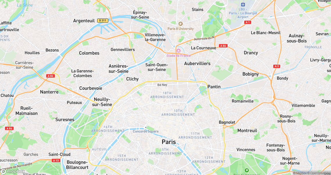 Localisation de la voiture à Paris