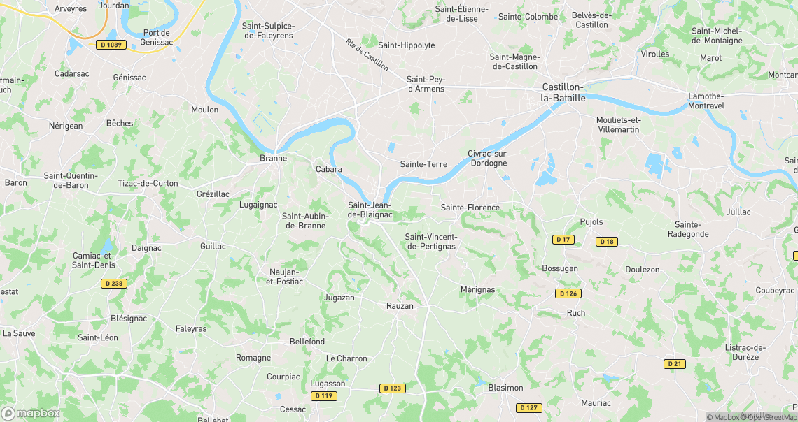 Localisation de la voiture à Saint-Jean-de-Blaignac
