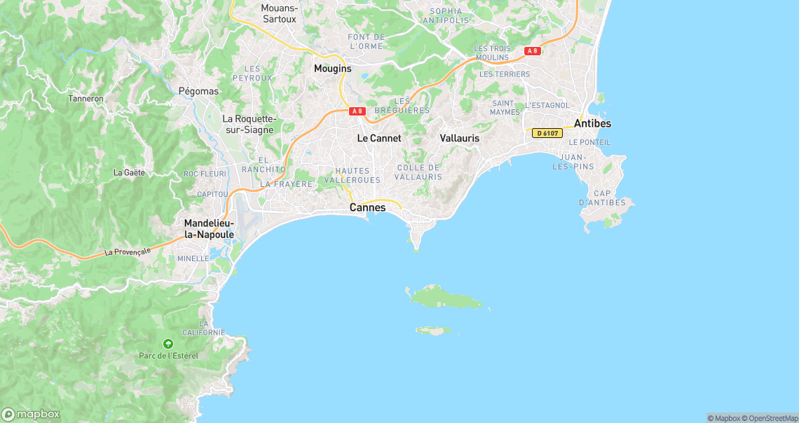 Localisation de la voiture à Cannes