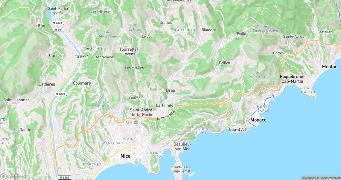 Localisation de la voiture à Drap